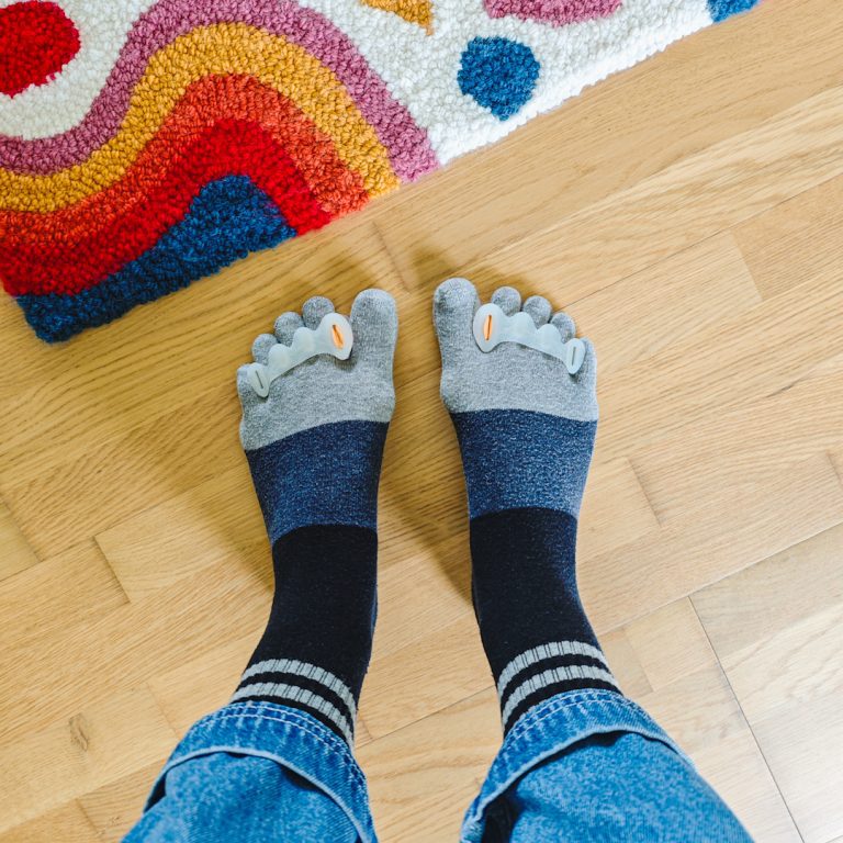 chaussettes à orteils